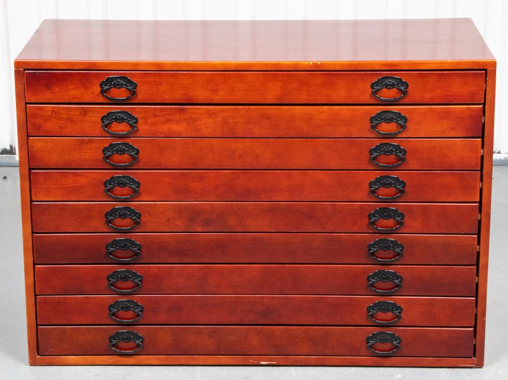 MODERN LACQUERED FLAT FILE COLLECTOR