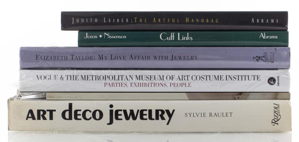 BOOKS ON FASHION, JEWELRY, ETC.,