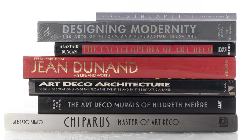 BOOKS ON THE ART DECO PERIOD GROUP 3c432f