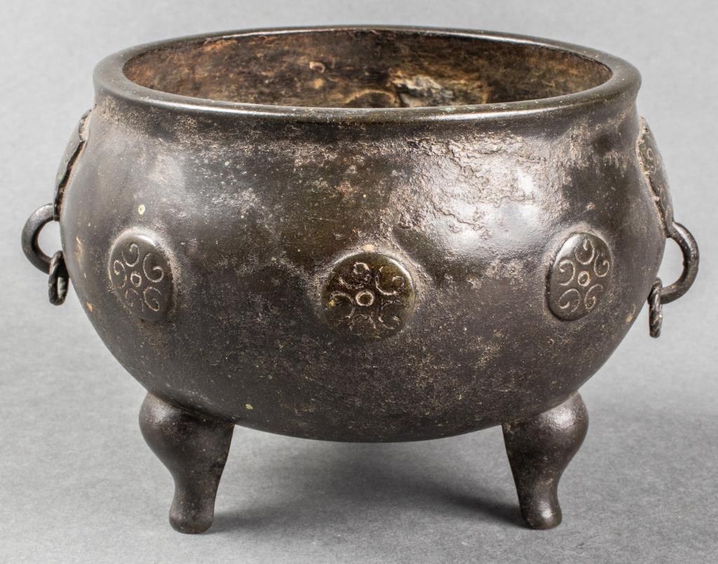 CHINESE CAST IRON CENSER INCENSE 3c4339