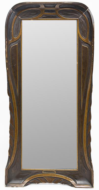 ART NOUVEAU CARVED WALL MIRROR 3c4372