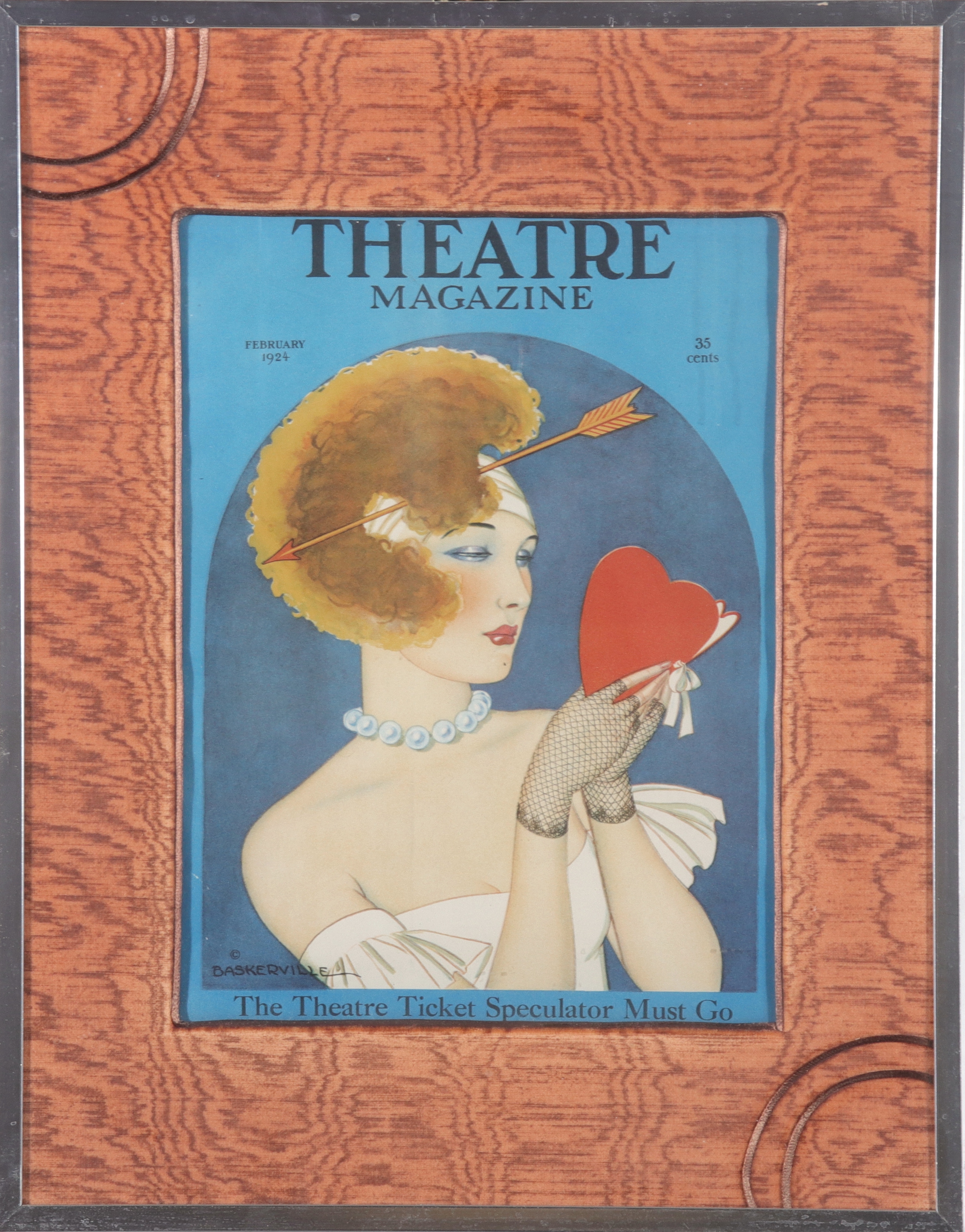 THEATRE MAGAZINE FEB. 1924 COVER