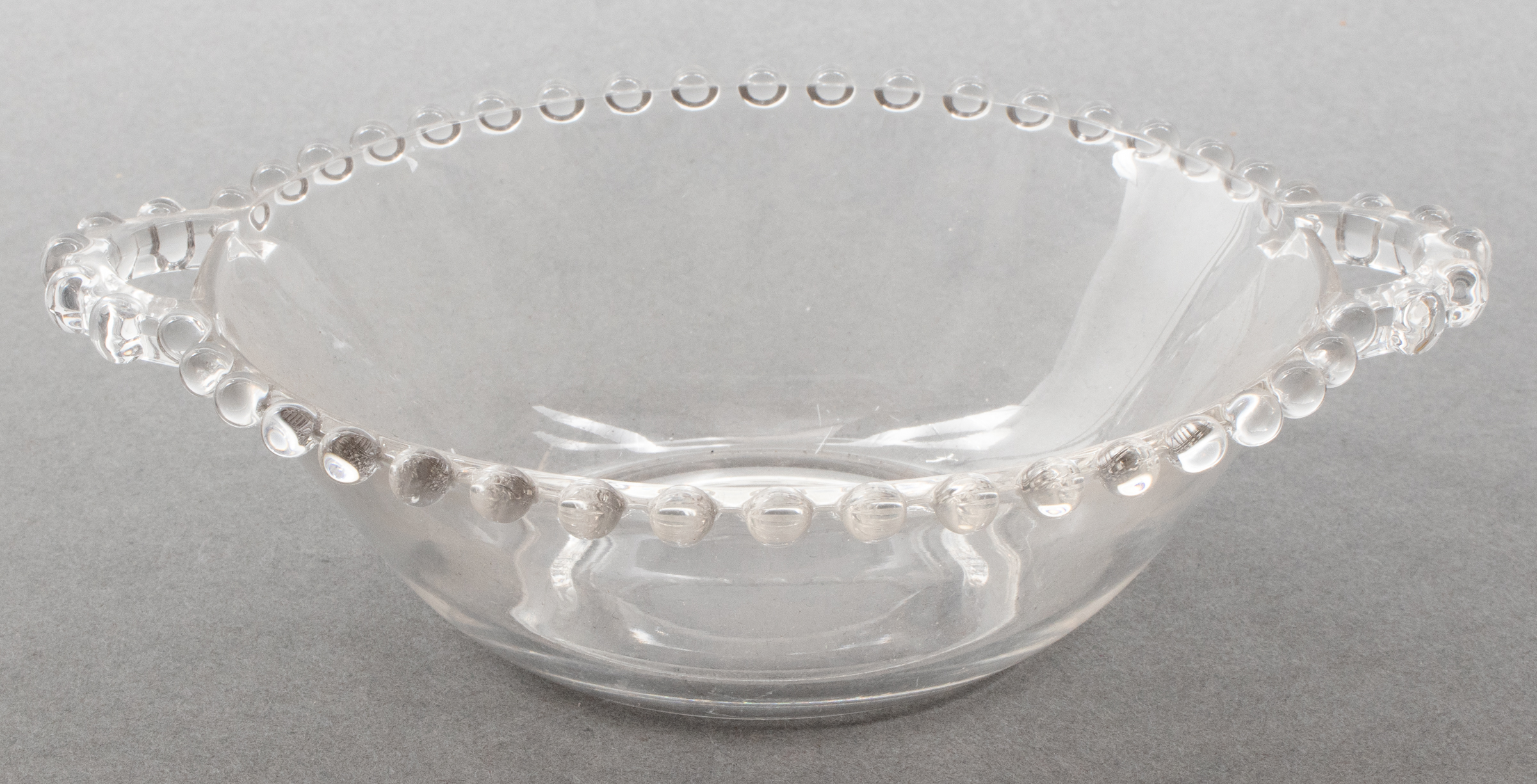 VENETIAN CLEAR GLASS DOUBLE HANDLE 3c44ac