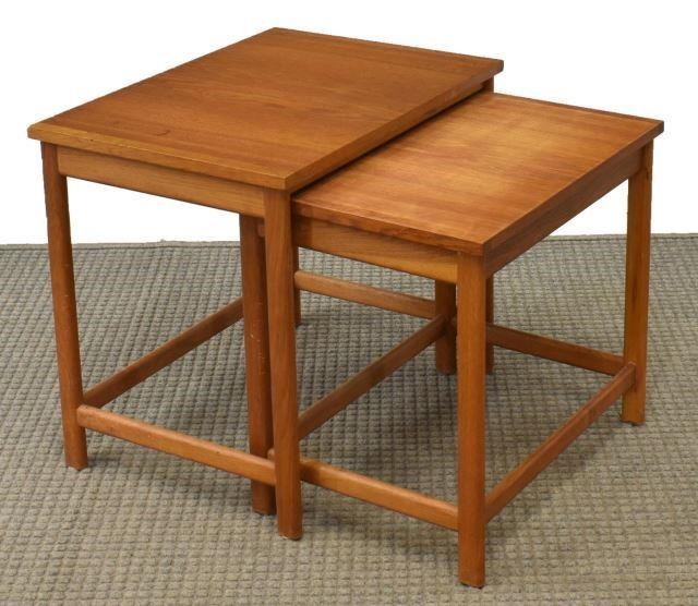 (2) DANISH MID-CENTURY MODERN TEAK