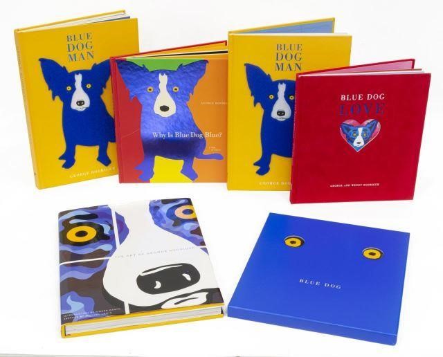  6 GEORGE RODRIGUE BLUE DOG  3c1f8b