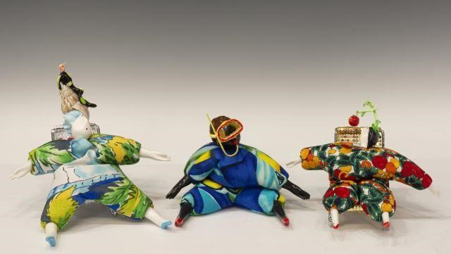 5) POUPEE MILLET CERAMIC ART DOLLS