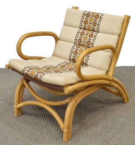 MID CENTURY BENTWOOD BAMBOO RATTAN 3c1fc5