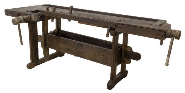 DANISH PINE CRAFTMAN S WORK BENCH  3c1fdd