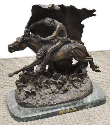 AFTER F. REMINGTON BRONZE 'HORSE