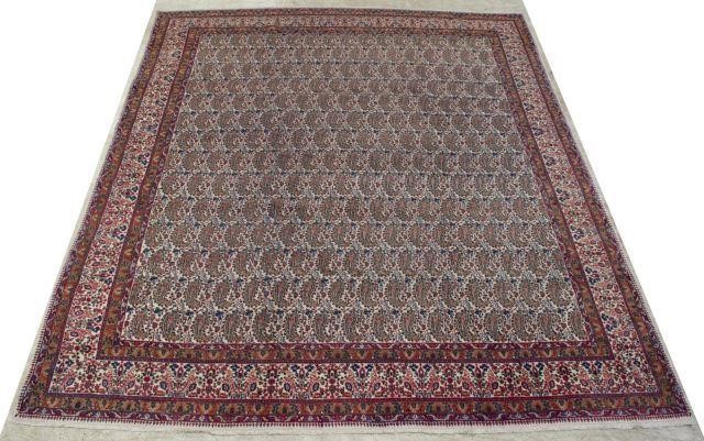 HAND TIED PERSIAN MAODE IVORY RUG  3c201e