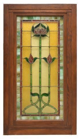 FRAMED STAINED & LEADED STAINED