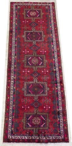 HAND-TIED PERSIAN HERIZ RUG, APPROX