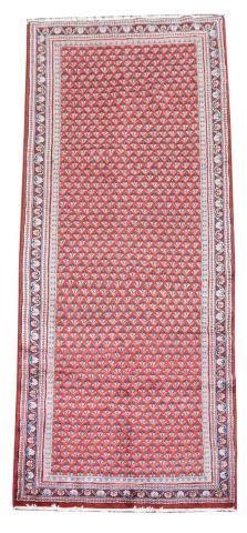 HAND-TIED PERSIAN MIR RUNNER RUG,