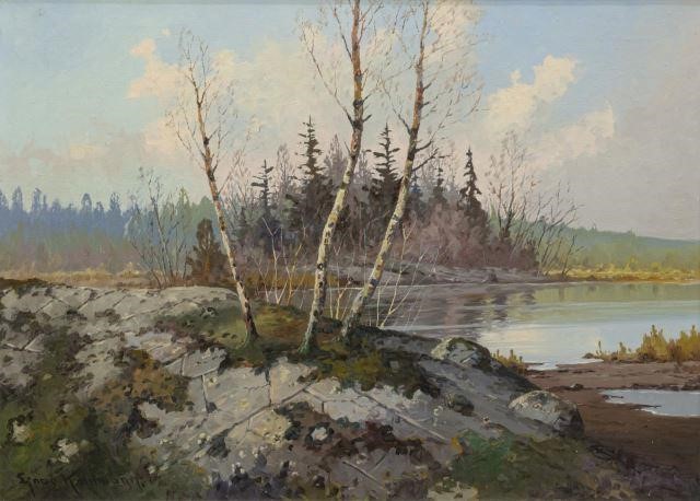 EJNAR KOHLMANN 1888 1968 RIVER 3c20a8