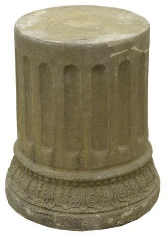 CAST STONE GARDEN DORIC FLUTED