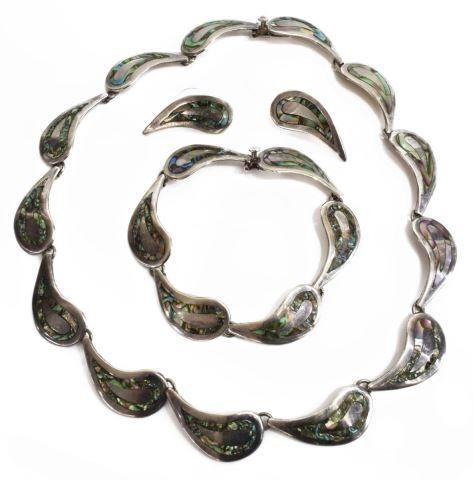  LOT TAXCO MEXICO STERLING ABALONE 3c2170