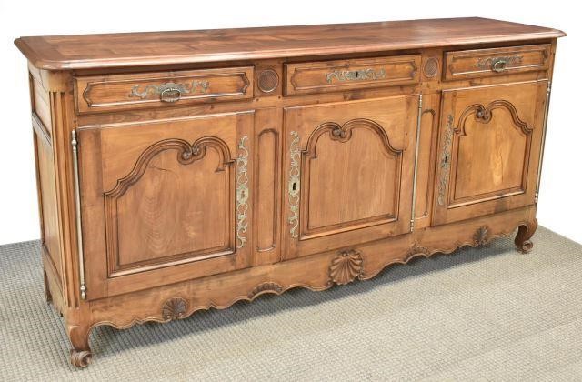 FRENCH LOUIS XV STYLE CARVED WALNUT 3c2182