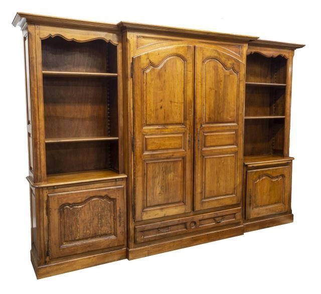 FRENCH PROVINCIAL WALNUT BOOKCASEFrench 3c217c