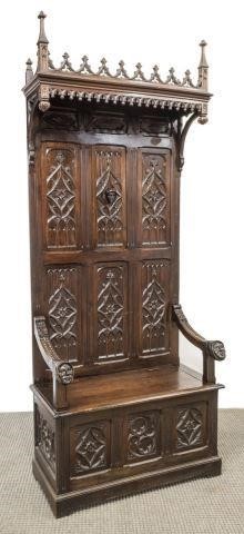 FRENCH GOTHIC REVIVAL WELL CARVED 3c21f8