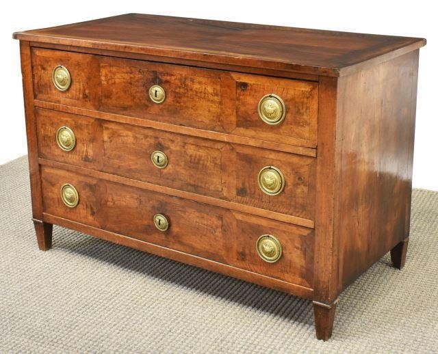 FRENCH LOUIS XVI PERIOD THREE DRAWER 3c2206