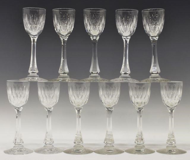 (11) HAWKES EARDLEY CUT CRYSTAL CORDIAL