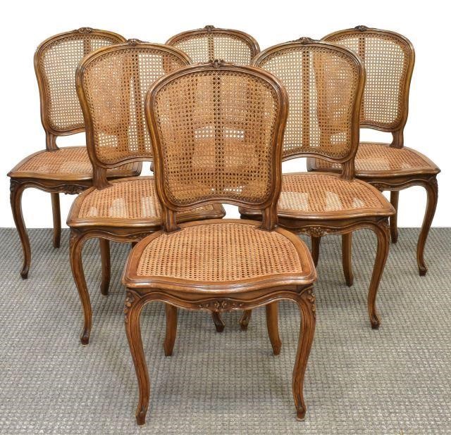  6 FRENCH LOUIS XV STYLE FRUITWOOD 3c2251