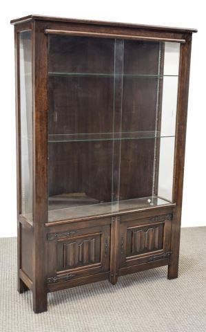 FRENCH GLAZED VITRINE DISPLAY CABINETFrench