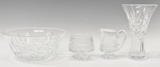 (4) WATERFORD 'LISMORE' CUT CRYSTAL