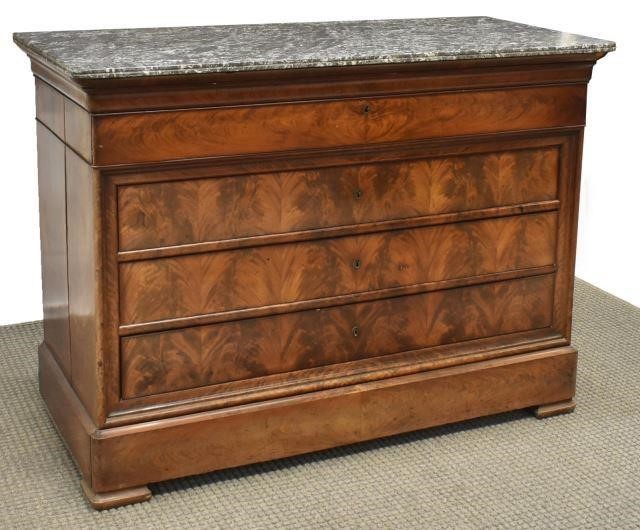 FRENCH LOUIS PHILIPPE MARBLE TOP 3c22b6