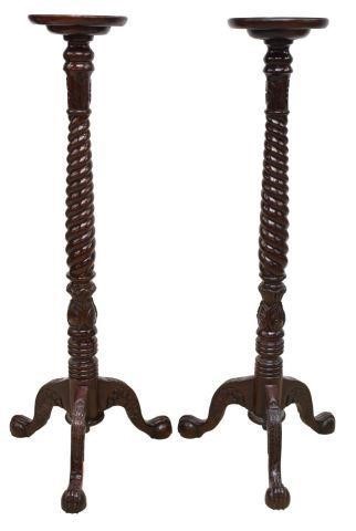  2 CHIPPENDALE STYLE MAHOGANY 3c22c6