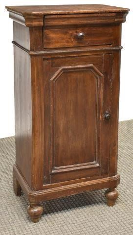 LOUIS PHILIPPE PERIOD WALNUT BEDSIDE