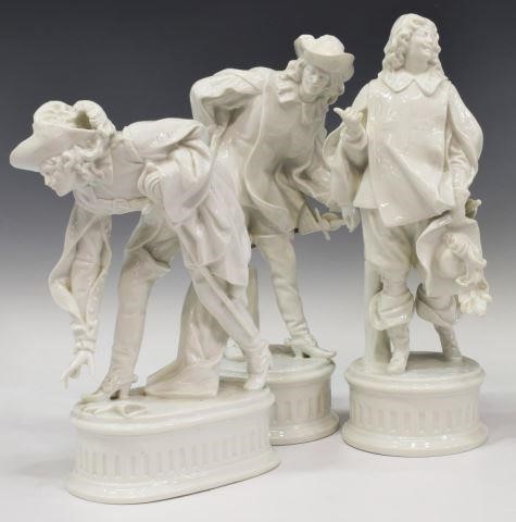 (3) CAPODIMONTE GINORI PORCELAIN THREE