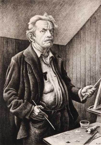 THOMAS HART BENTON (1889-1975) PENCIL