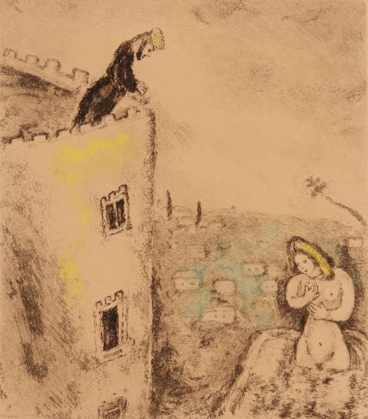 MARC CHAGALL 1887 1985 PENCIL 3c236d