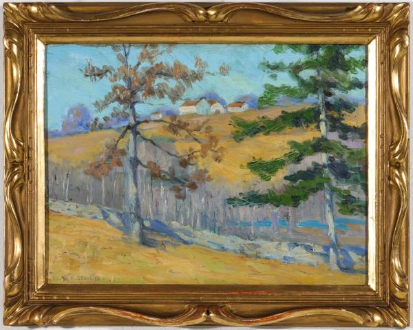 EDITH B STEVENS 1898 1931 OIL 3c2391