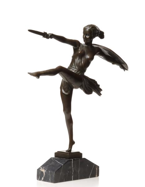 ART DECO STYLE BRONZE SCULPTURE 3c239d