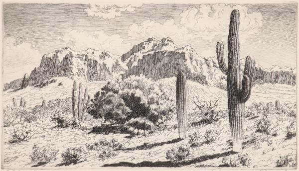 LYMAN BYXBE (1886-1980) PENCIL