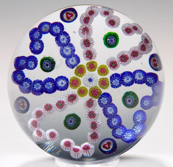 AN ANTIQUE BACCARAT MILLEFIORI 3c2411