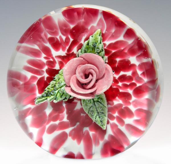 A RARE ST. CLAIR PAPERWEIGHT WITH