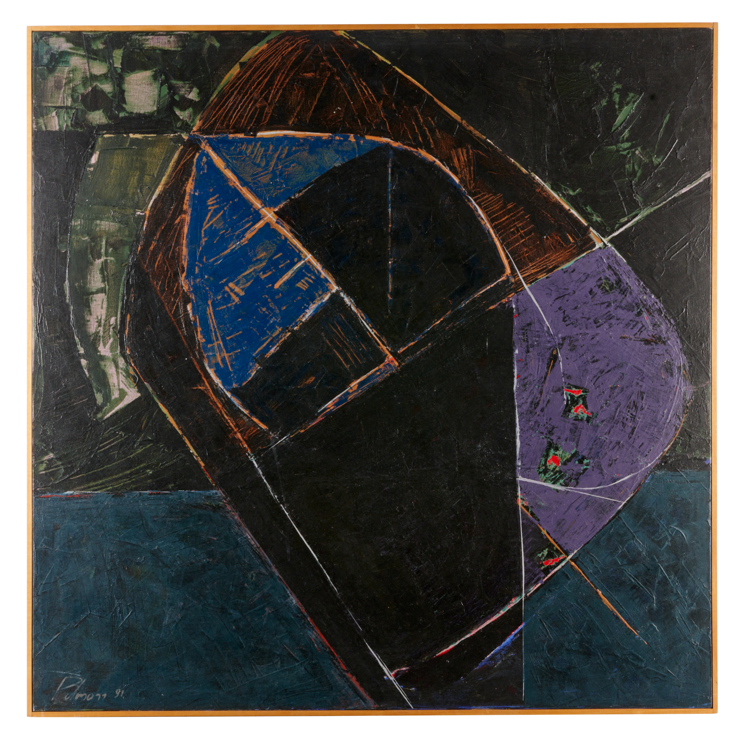 DORA PULMANN, OIL ON CANVAS, 1991