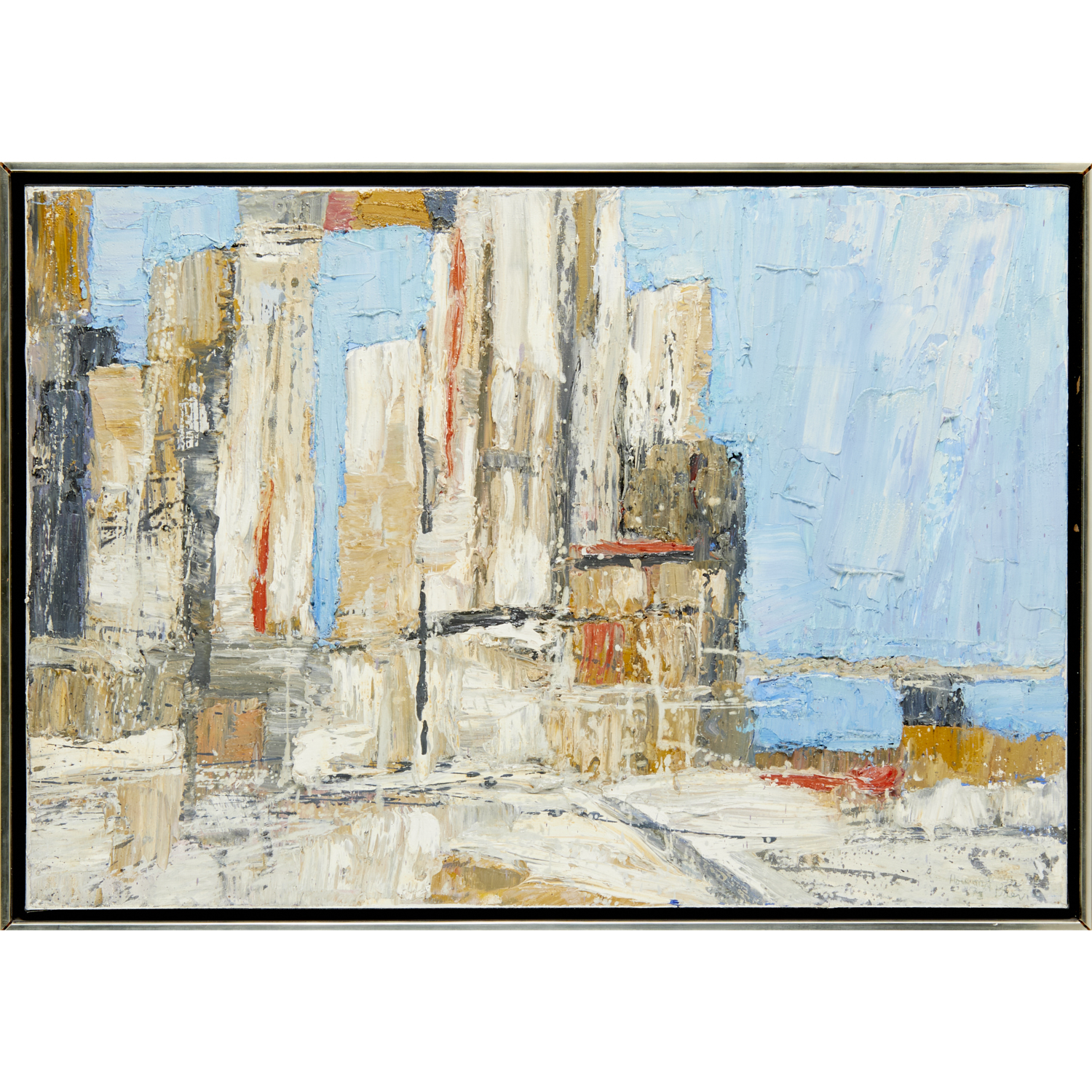 HOWARD BAER, IMPASTO OIL ON CANVAS,