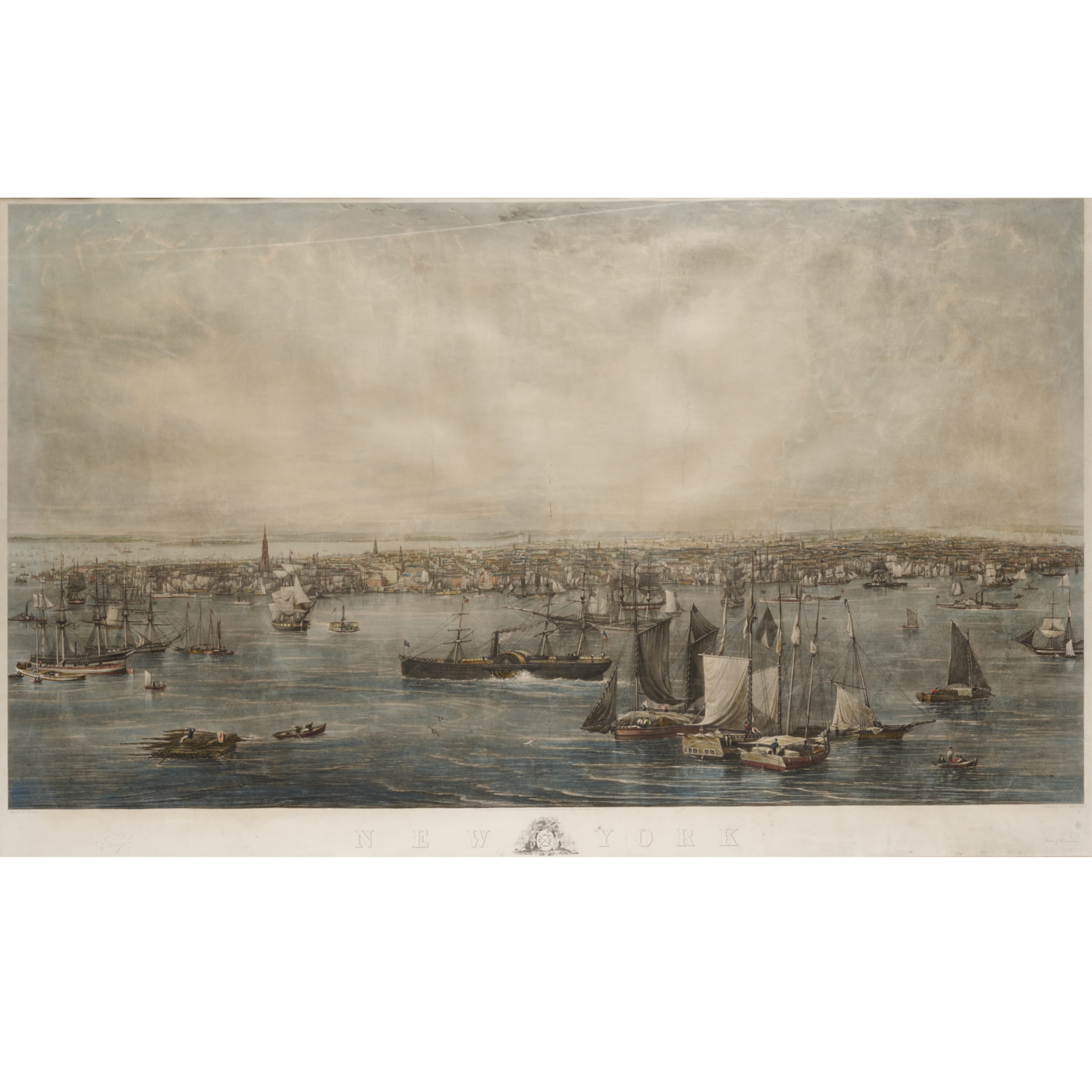 CHARLES MOTTRAM NEW YORK HARBOR 3c2651