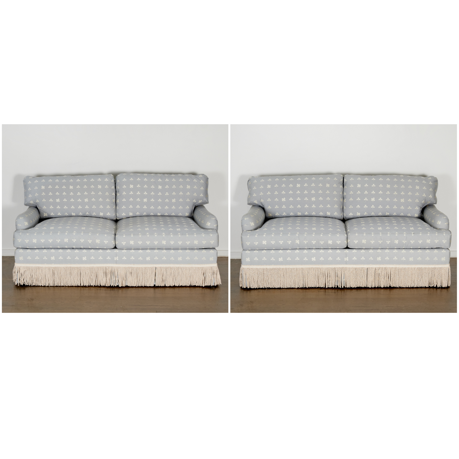 PAIR JULES RIST CUSTOM SOFAS 20th 3c264a