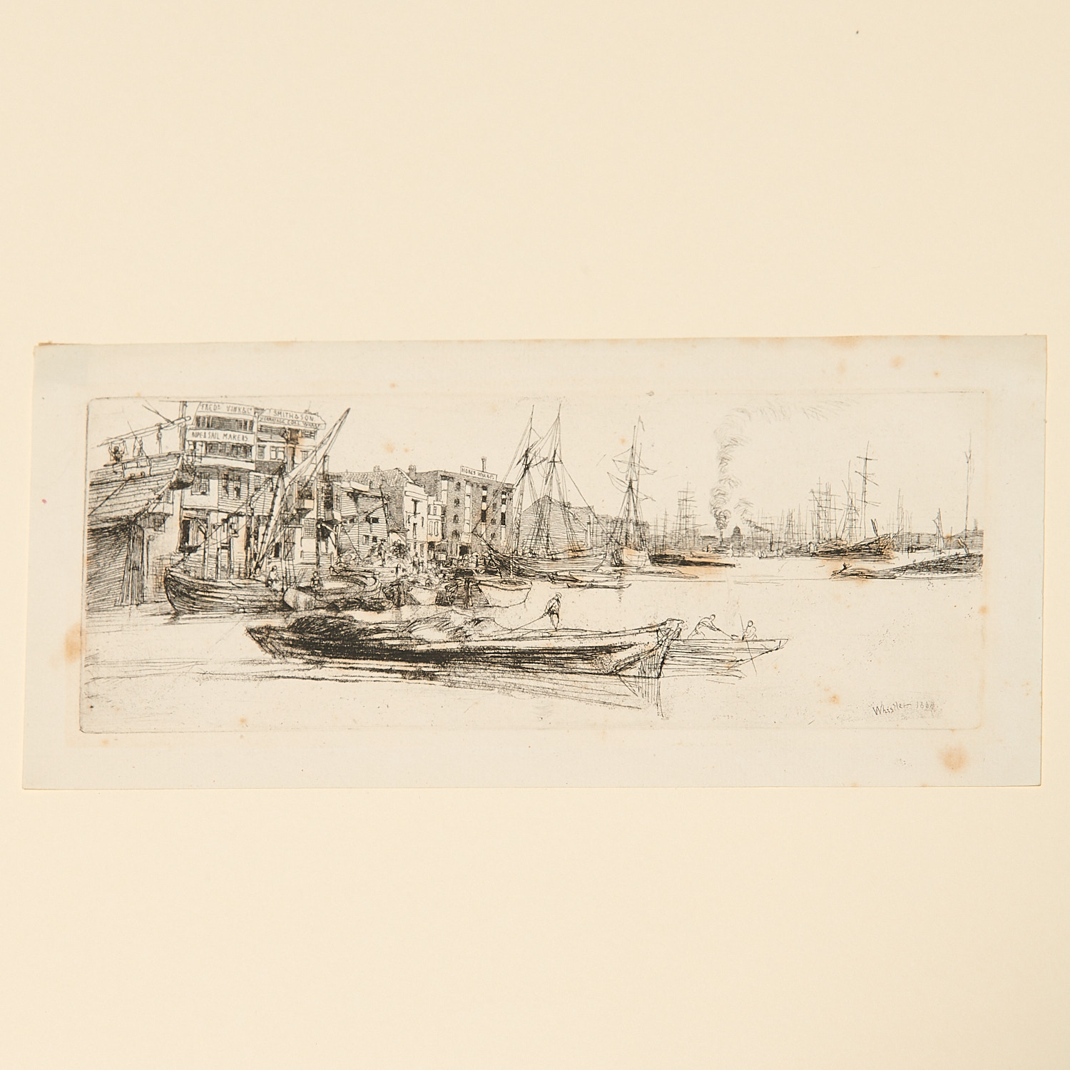 JAMES A.M. WHISTLER, THAMES SET