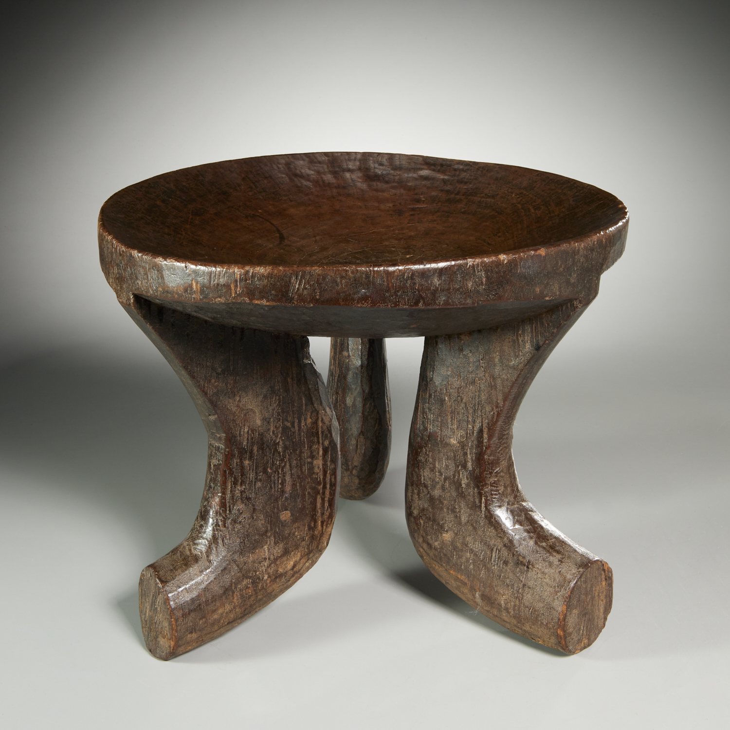 ETHIOPIAN JIMMA THREE-LEGGED STOOL