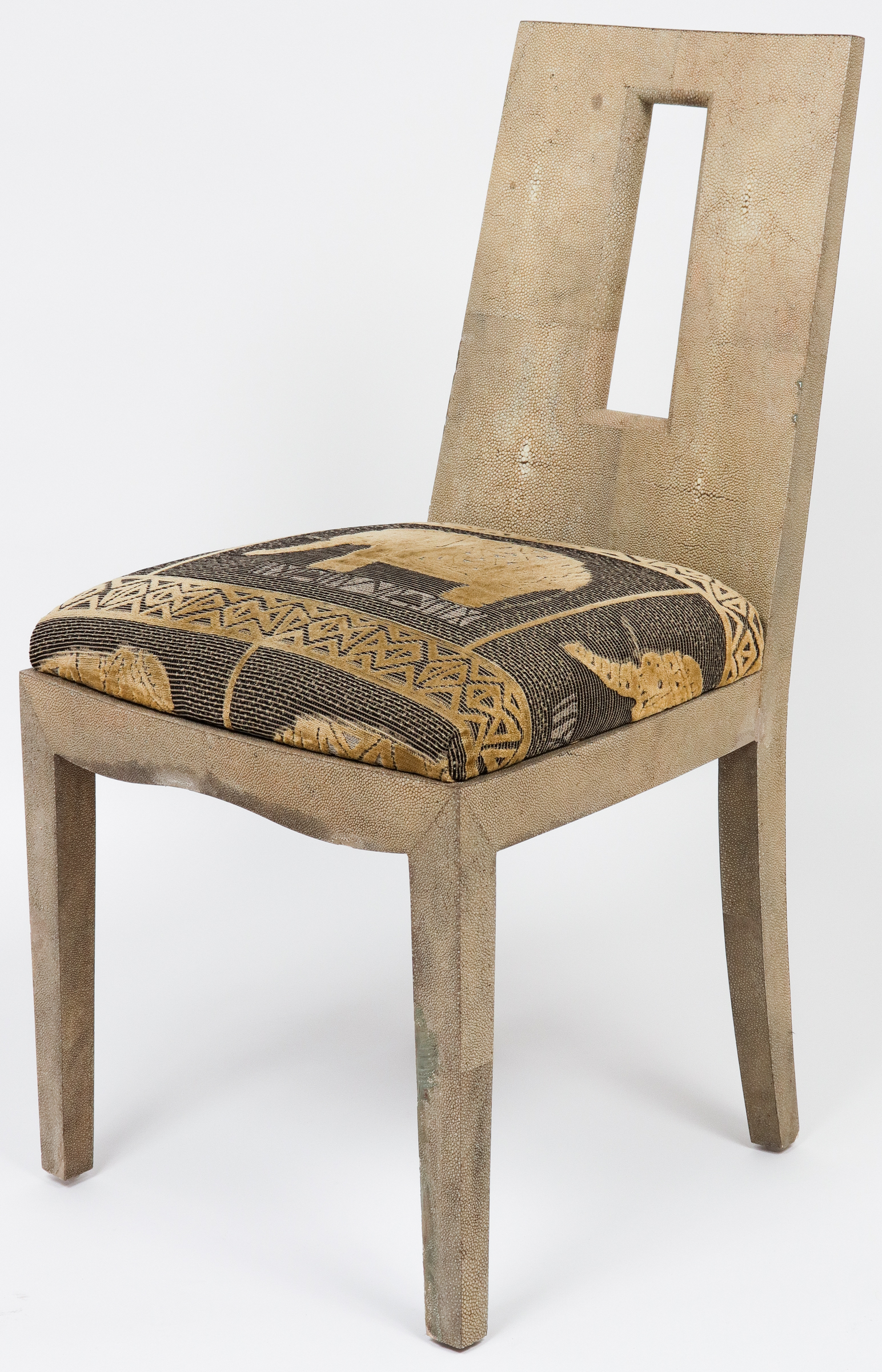 GARRISON ROUSSEAU SHAGREEN CHAIR 3c2871