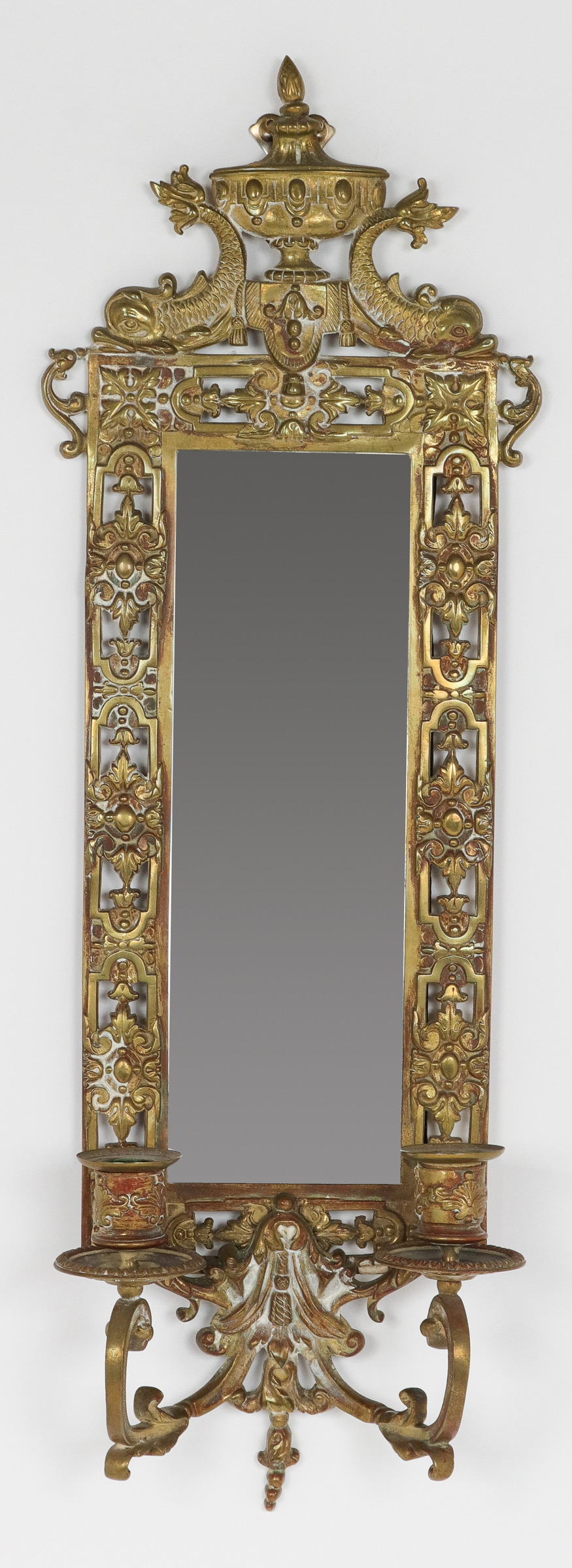 BRADLEY & HUBBARD STYLE MIRRORED BRASS