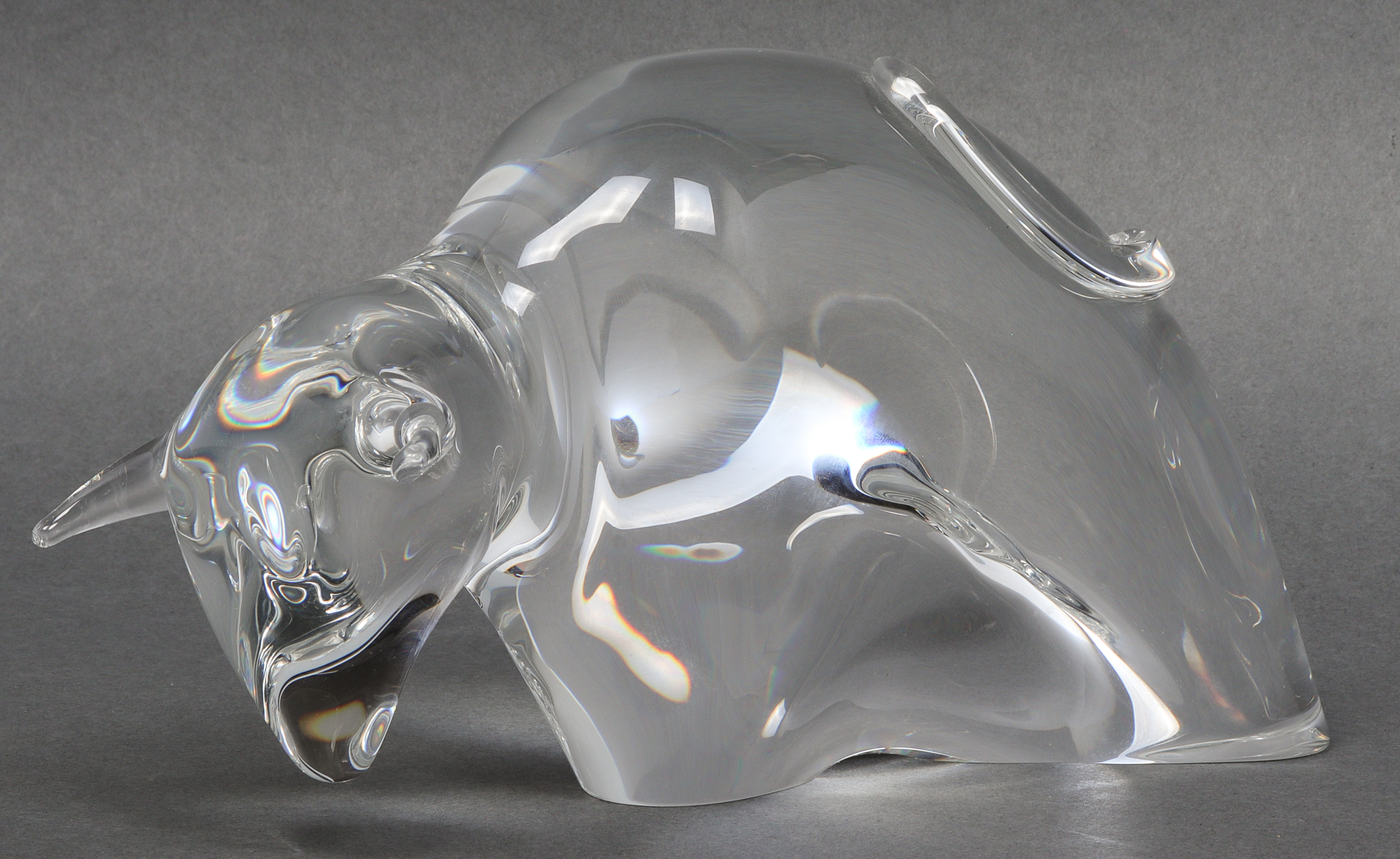 STEUBEN CRYSTAL FIGURAL SCULPTURE