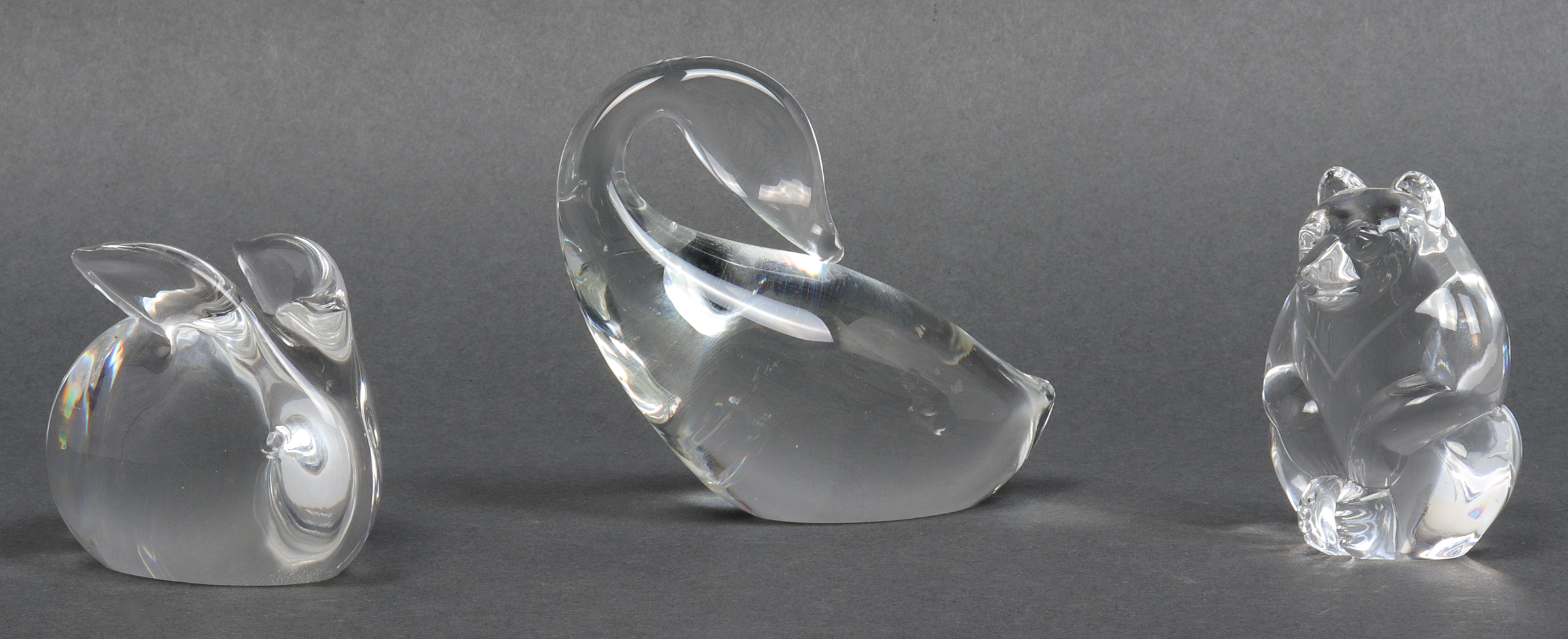 STEUBEN CRYSTAL ANIMAL FIGURAL 3c2929