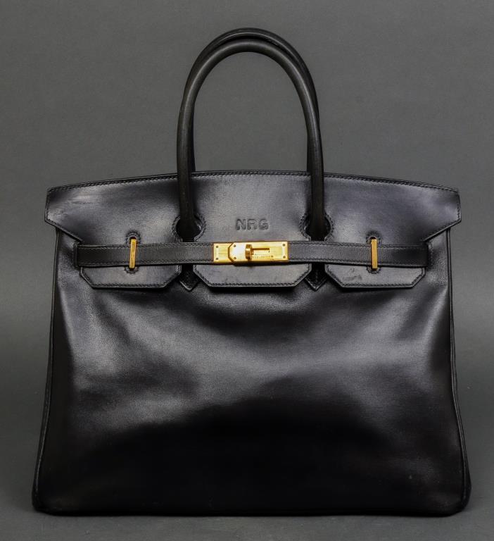 HERM?S 35CM LEATHER BIRKIN BAG